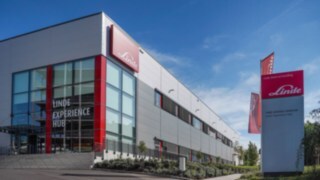 Linde Experience Hub na lokaciji Aschaffenburg.